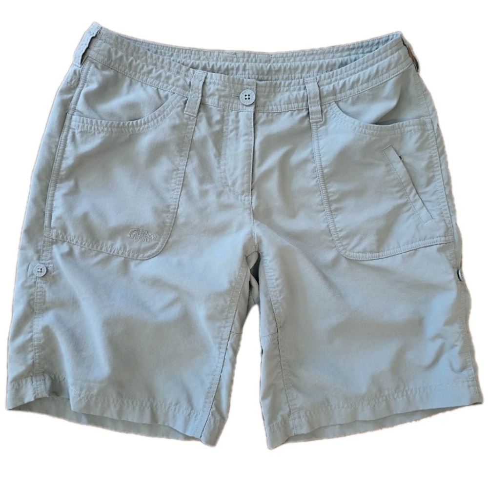 The North Face Horizon Shorts  Style CFT7 Women’s Size 8 Green Gray